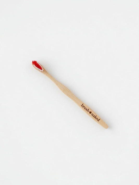 True North Maple Toothbrush - Canadian-made wooden toothbrush with soft nylon bristles