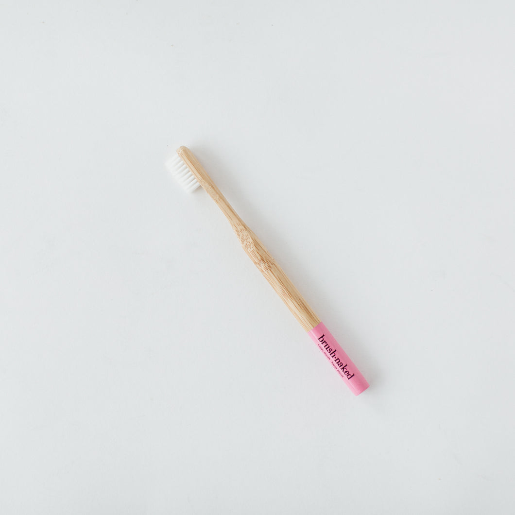 Adult Nylon Toothbrush - Pink